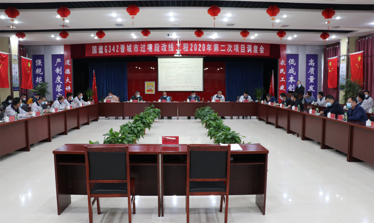 山西建投國道G342晉城市過境段改線工程建設(shè)指揮部組織召開2020年第二次項目調(diào)度會