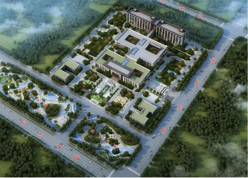 山西建投六建集團(tuán)萬榮縣人民醫(yī)院遷建項目主體結(jié)構(gòu)封頂