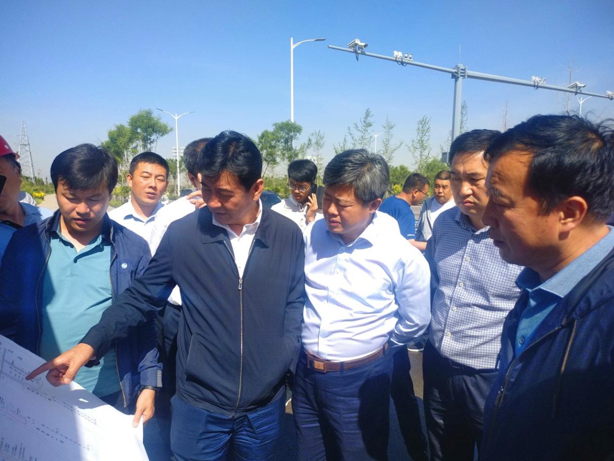 晉中市副市長赴山西建投承建的晉中市重點工程調(diào)研