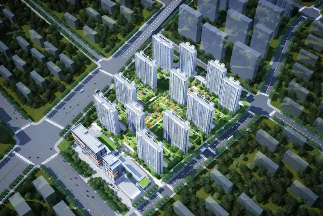 山西建投總承包公司承建的廣安街項目舉行開工啟動儀式