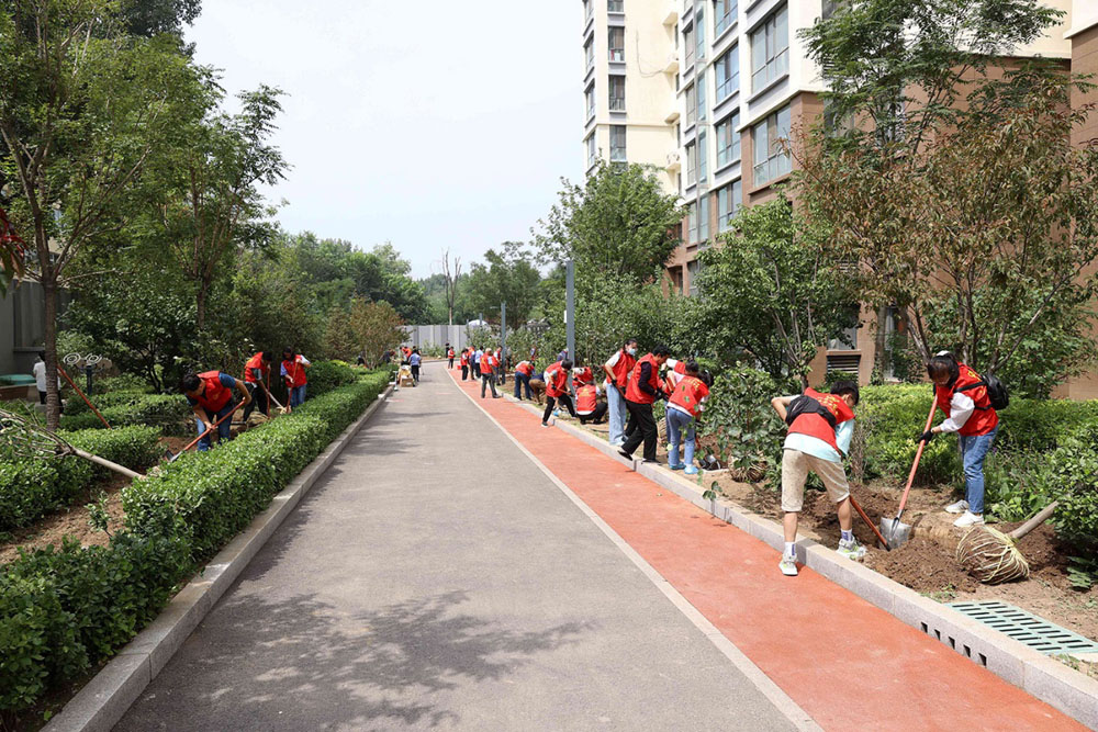 山西建投四建集團舉行2021年職工子女金榜題名親子植樹活動