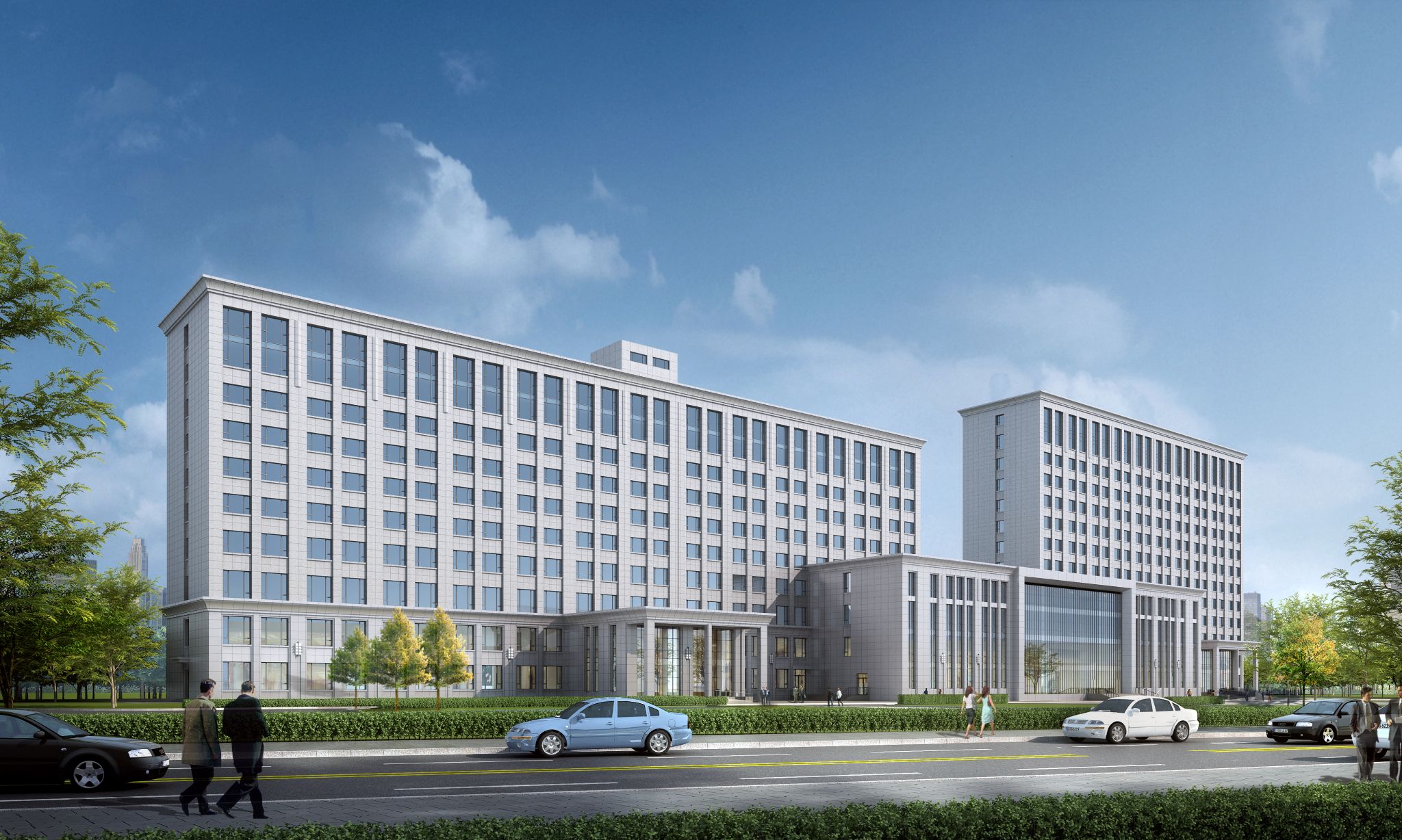 山西建投四建集團(tuán)西上莊項(xiàng)目綜合服務(wù)樓實(shí)現(xiàn)封頂