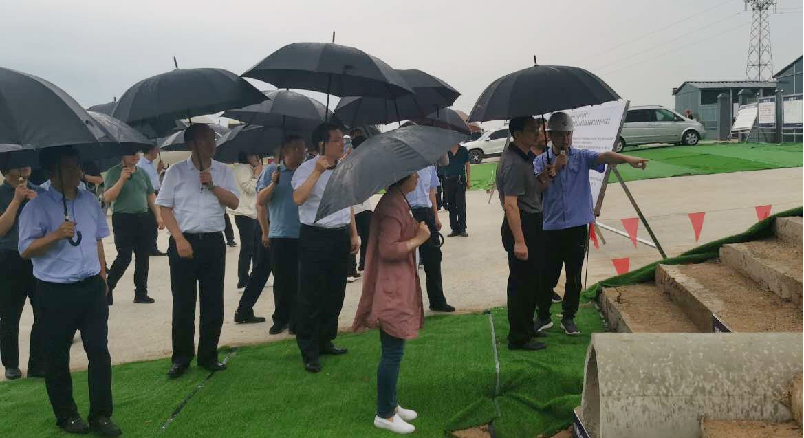 忻州市委書記一行到山西建投四建集團(tuán)投資建設(shè)的代縣生態(tài)文化旅游園區(qū)基礎(chǔ)設(shè)施PPP項目調(diào)研