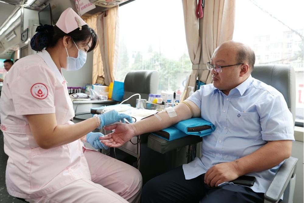 山西建投四建集團(tuán)開展無償獻(xiàn)血活動