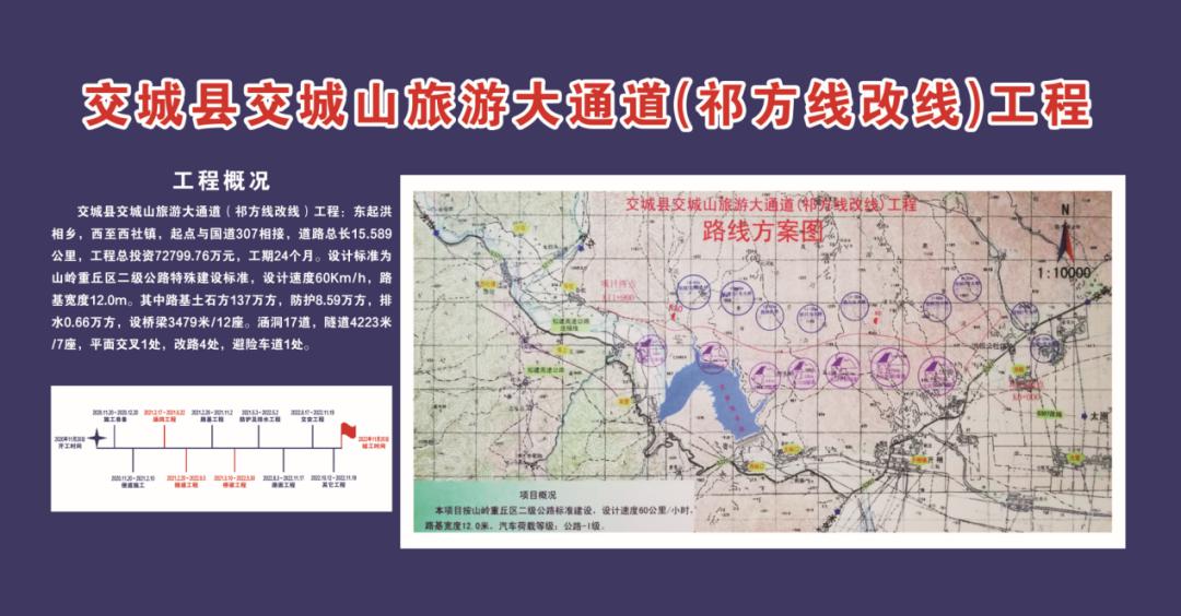 奉獻精品 開創(chuàng)未來！山西建投建工集團投資建設(shè)運營的交城山旅游大通道工程開工！