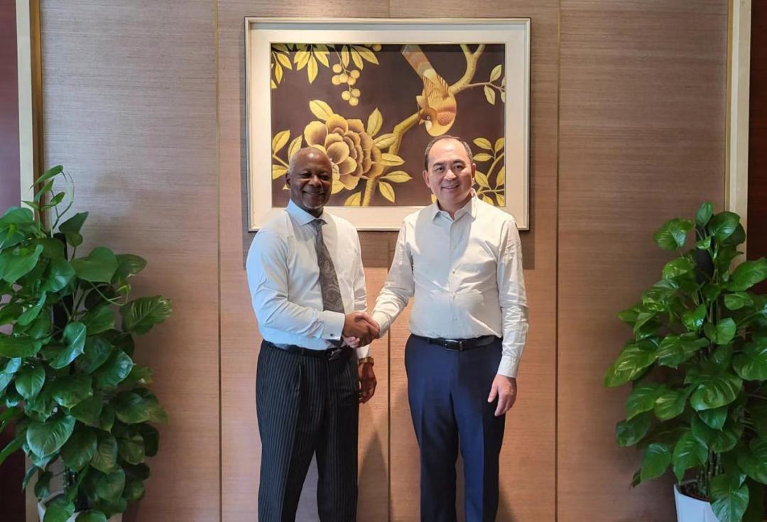 孫波拜會三國駐華大使