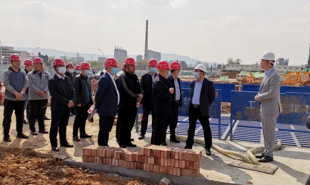 陽泉市紀(jì)委書記在山西建投三建集團中電陽泉數(shù)字經(jīng)濟產(chǎn)業(yè)園項目調(diào)研
