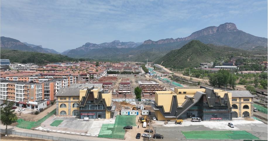 山西建投一建集團(tuán)承建的左權(quán)中國北方寫生基地榮登人民日報