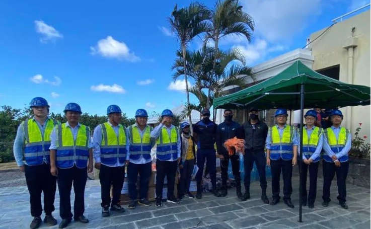 山西建投建工集團(tuán)毛里求斯項(xiàng)目人員志愿行動(dòng)獲點(diǎn)贊