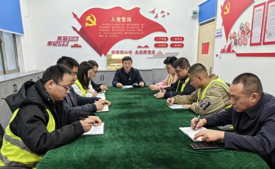 山西建投六建集團項目黨支部組織開展黨的二十大精神專題交流會